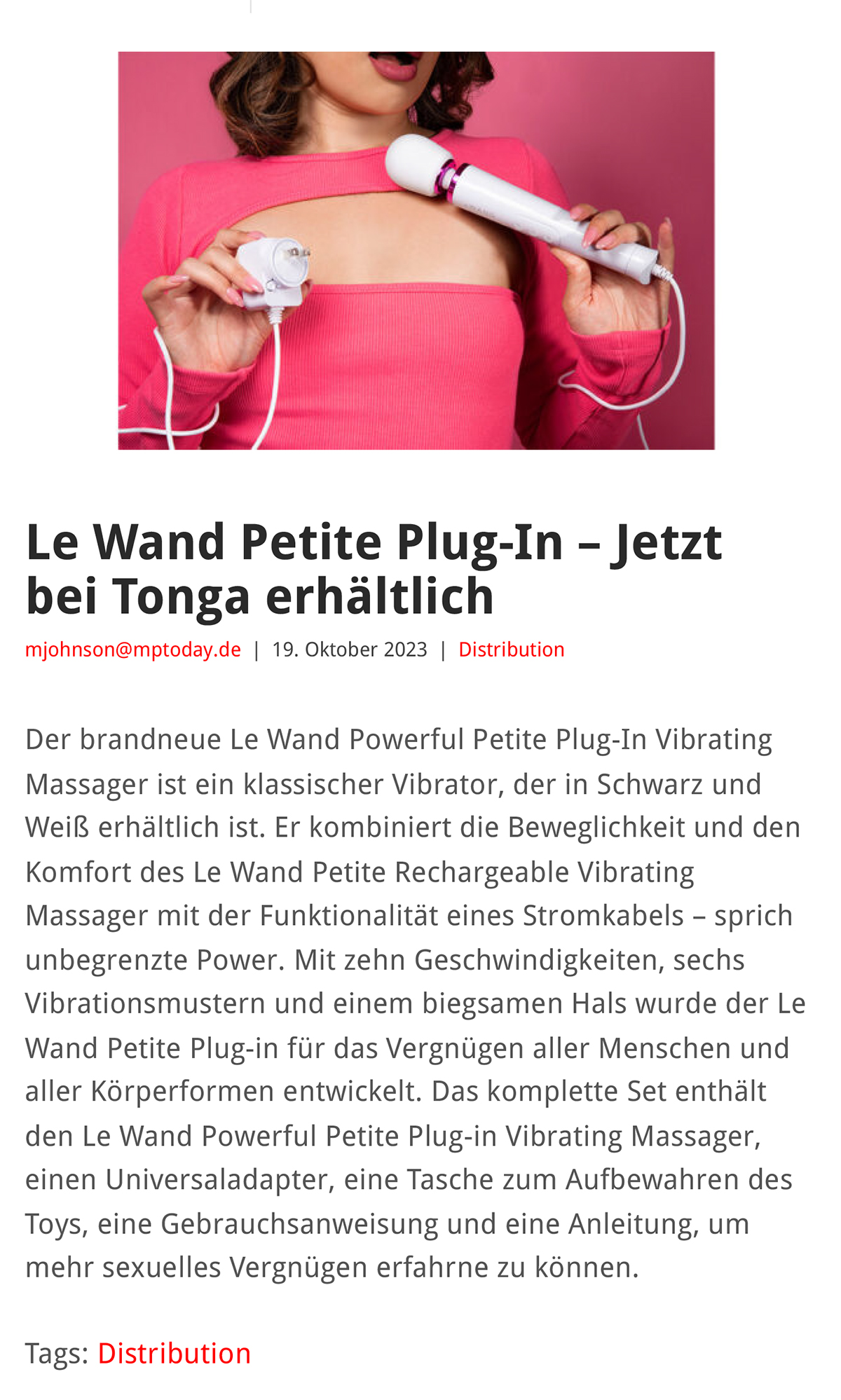 2023-10 eLine Online - Le Wand Petite Plug-In